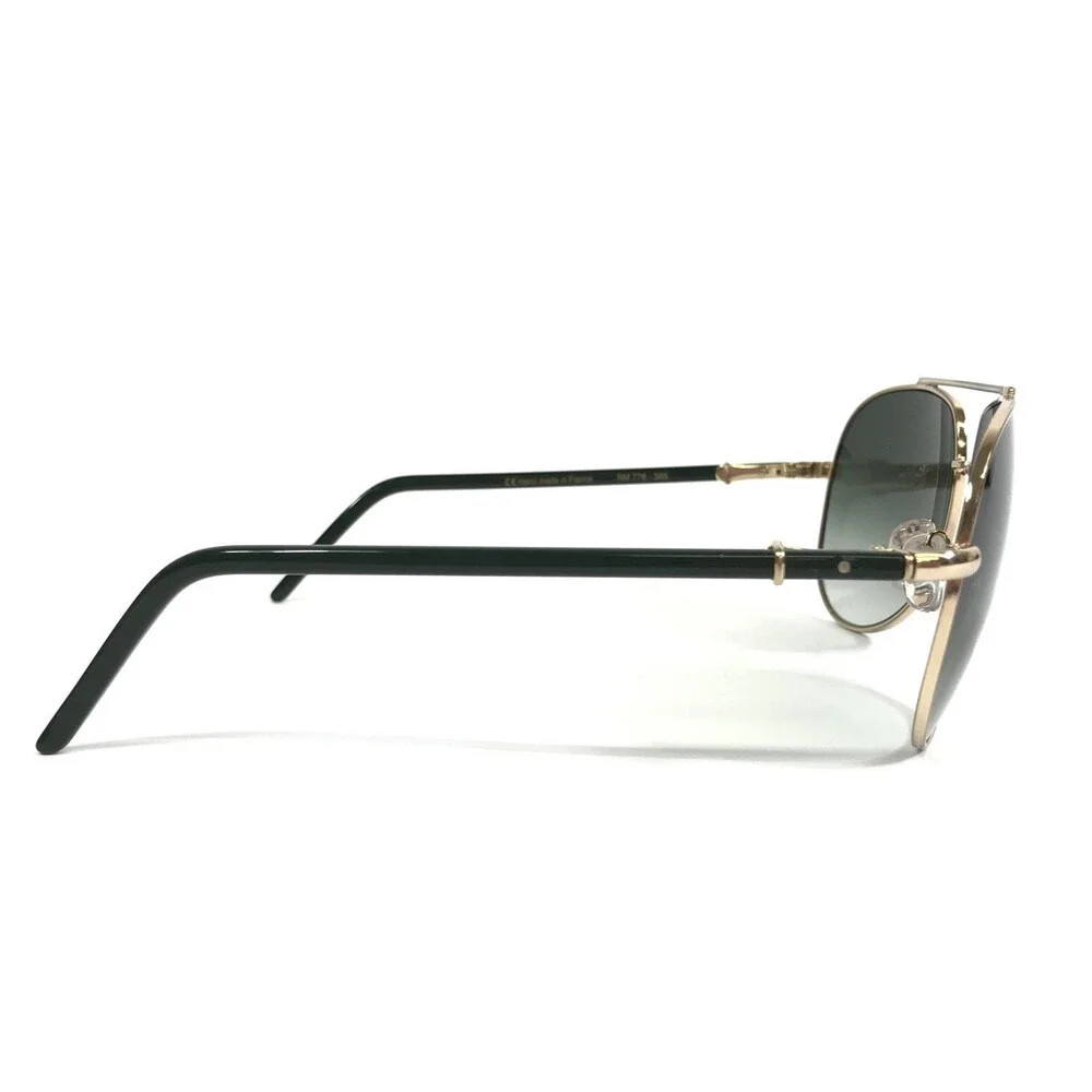 Robert Marc Sunglasses RM776-365 Gold Aviator With Gradient Green Lenses